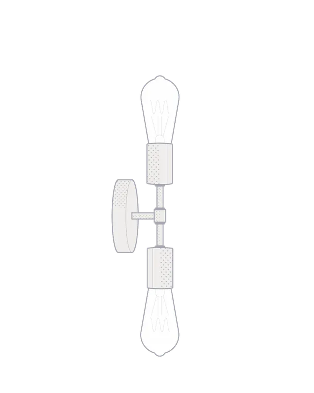 Double Wall Sconce: Design Your Own — Hangout Lighting LED Wall Lights  