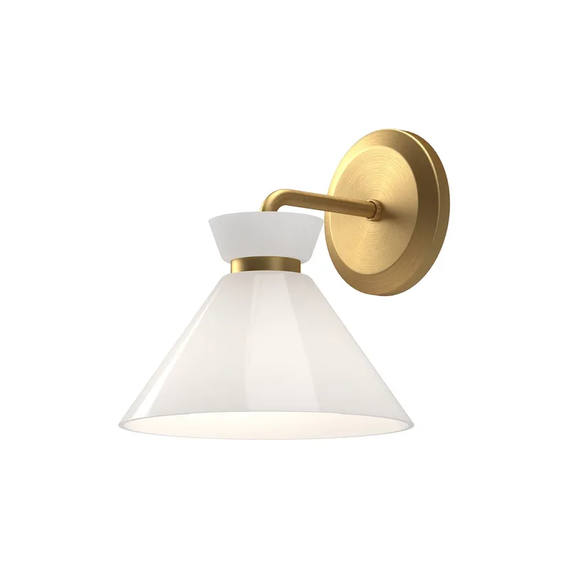 Halston 8-in Wall/Vanity Light — Kuzco Lighting LED Wall Lights 40.0W 