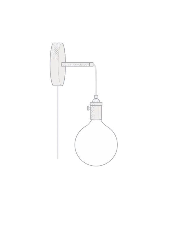 Plug-in Adjustable Wall Sconce: Design Your Own — Hangout Lighting LED Wall Lights  