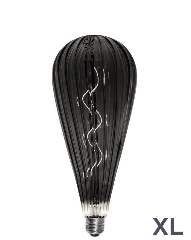 Bulb: LED XL Smoke Lined Teardrop — Hangout Lighting LED Bulbs & Lamps 4.0W 3500K