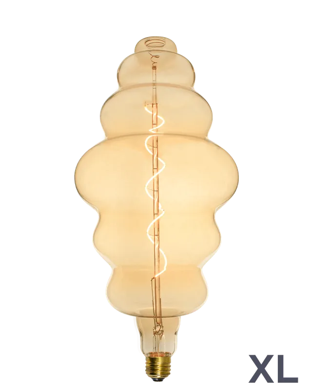 Bulb: LED XL Amber Beehive — Hangout Lighting LED Bulbs & Lamps 4.0W 2200K