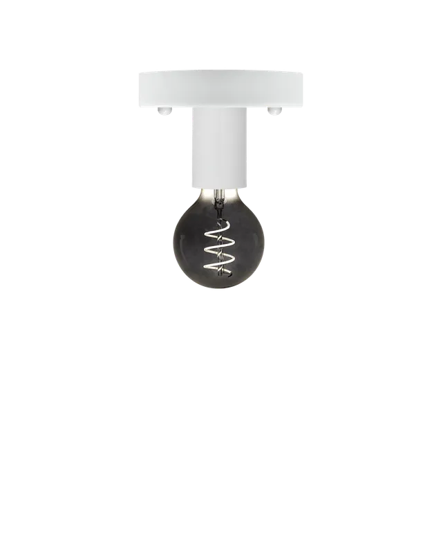 Flush Mount: White with Smoke — Hangout Lighting LED Ceiling Lights  