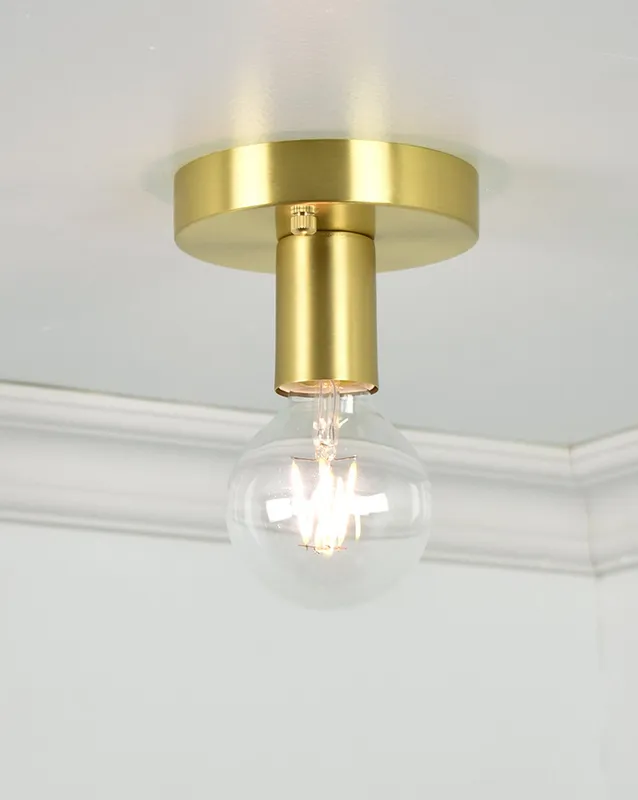 Flush Mount: Modern Brass — Hangout Lighting LED Ceiling Lights  