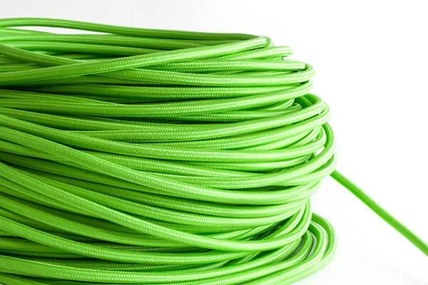 Lime Fabric Cord by the Foot — Hangout Lighting LED Bulbs & Lamps  