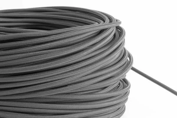 Grey Fabric Cord by the Foot — Hangout Lighting LED Bulbs & Lamps  