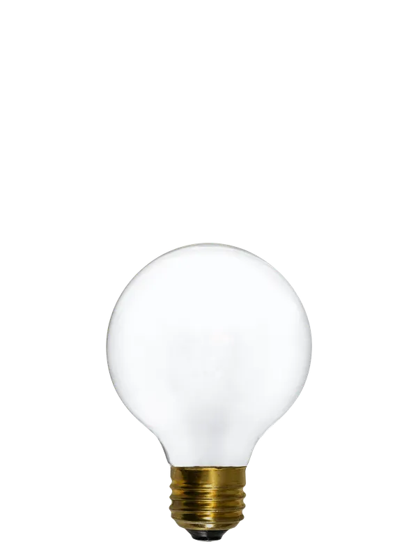 Bulb: LED - White 3" Globe — Hangout Lighting LED Bulbs & Lamps 4.0W 3500K