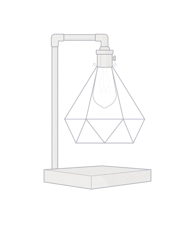 Diamond Table Lamp: Design Your Own — Hangout Lighting LED General Lighting  