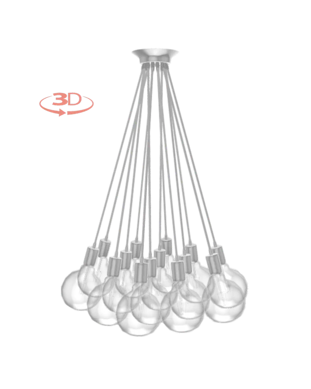 Cluster Chandelier - Even: Design Your Own 14 Pendant — Hangout Lighting LED Pendant Lights  