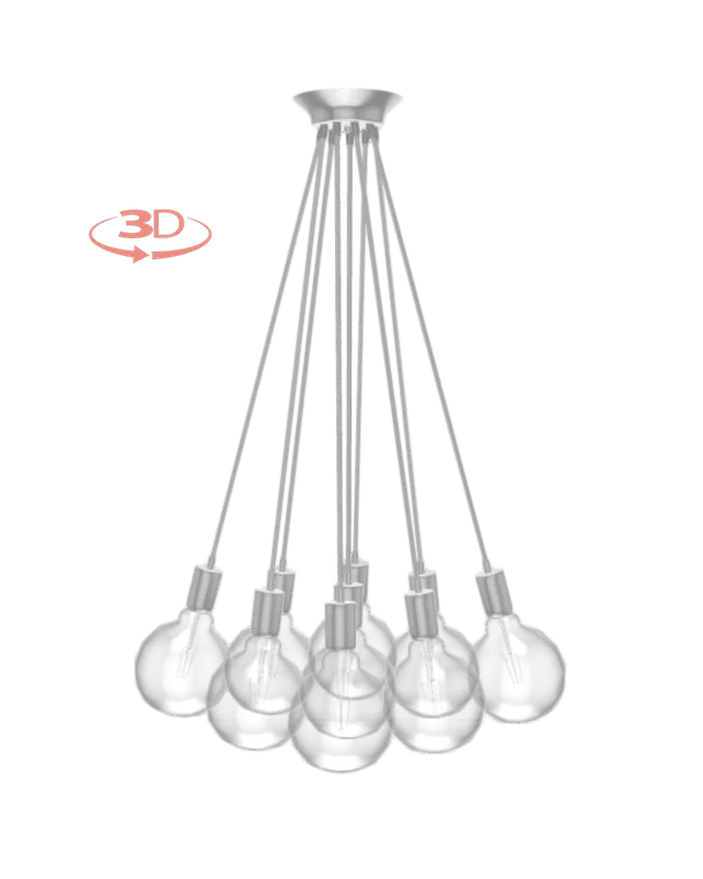 Cluster Chandelier - Even: Design Your Own 9 Pendant — Hangout Lighting LED Pendant Lights  