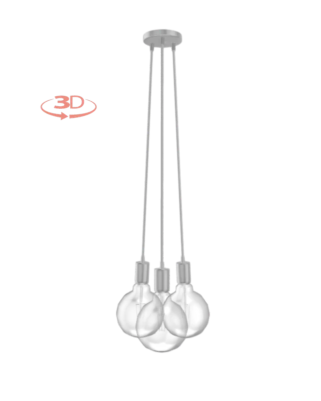 Cluster Chandelier - Even: Design Your Own 3 Pendant — Hangout Lighting LED Pendant Lights  