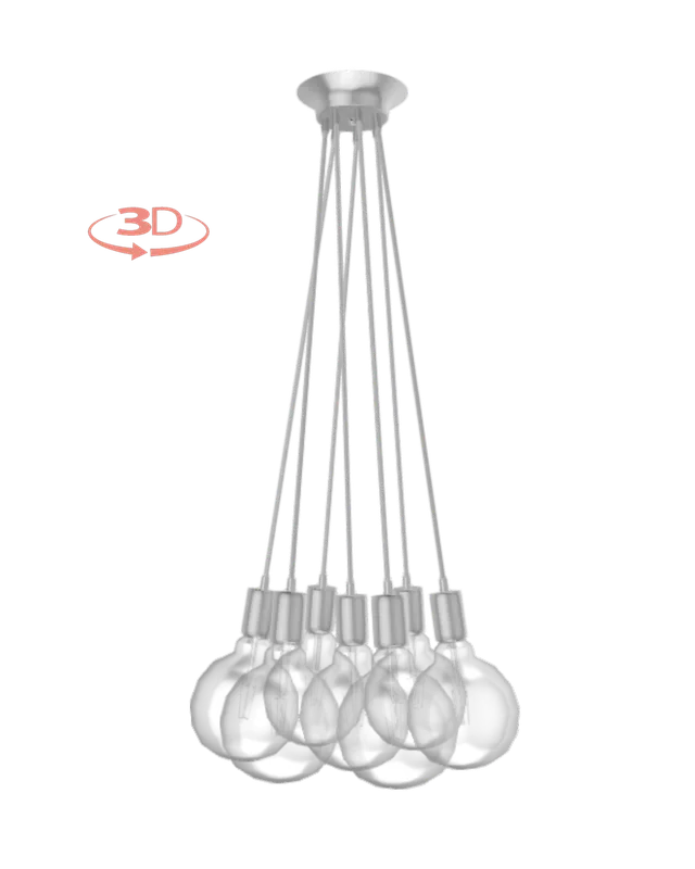Cluster Chandelier - Even: Design Your Own 7 Pendant — Hangout Lighting LED Pendant Lights  