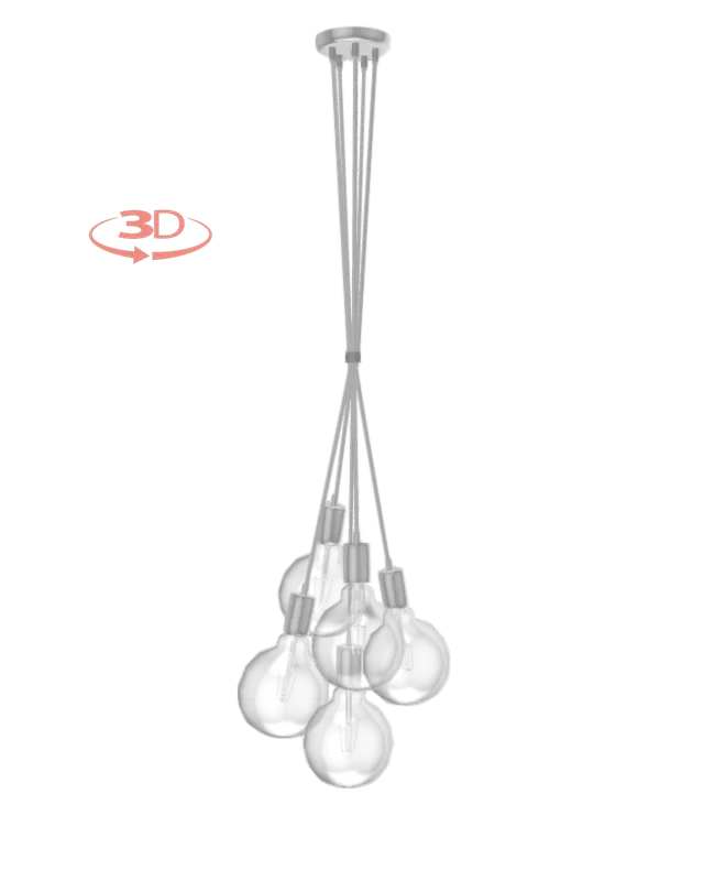 Cluster Chandelier - Grape: Design Your Own 5 Pendant — Hangout Lighting LED Pendant Lights  