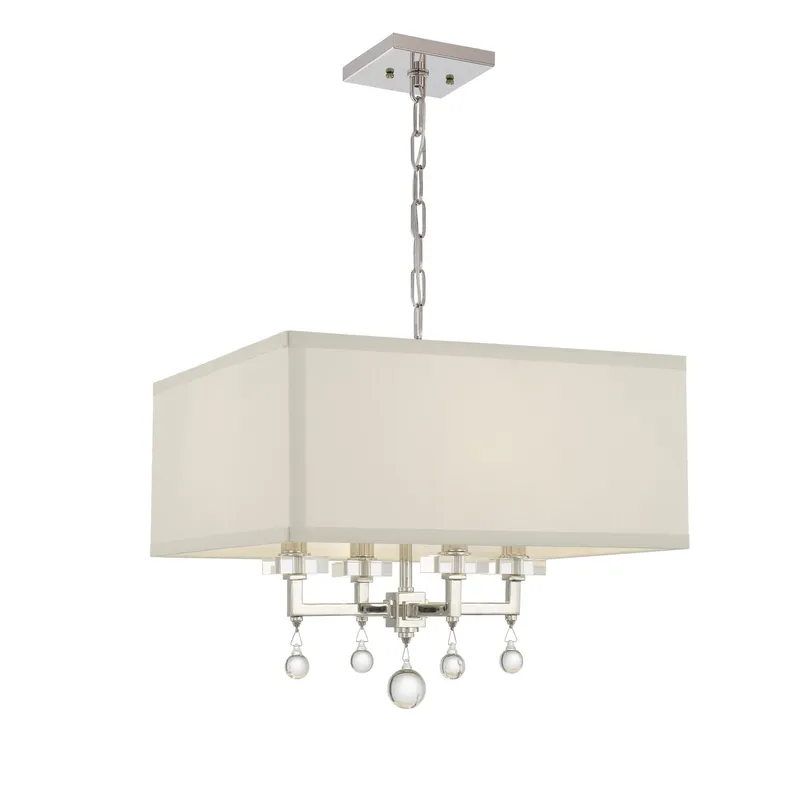 Paxton 16'' Chandelier — Crystorama Lighting LED Pendant Lights  