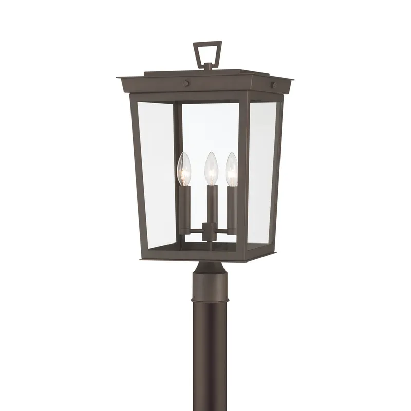 Belmont 12'' Outdoor Post — Crystorama Lighting LED Bollards & Pathway Lights  