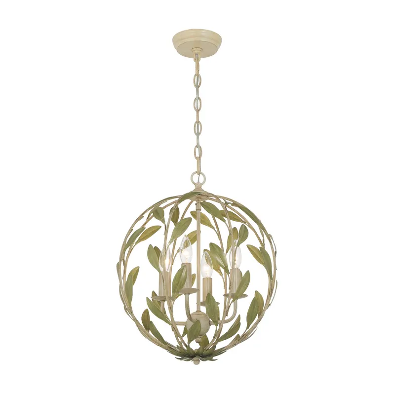 Broche 16'' Chandelier — Crystorama Lighting LED Pendant Lights  