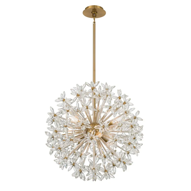 Adley 23.75'' Chandelier — Crystorama Lighting LED Pendant Lights  