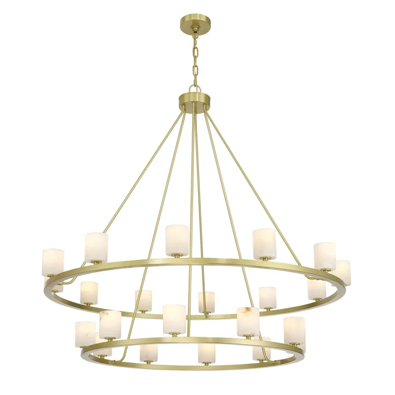 Aragon 46.75'' LED Chandelier — Crystorama Lighting LED Pendant Lights  3000K
