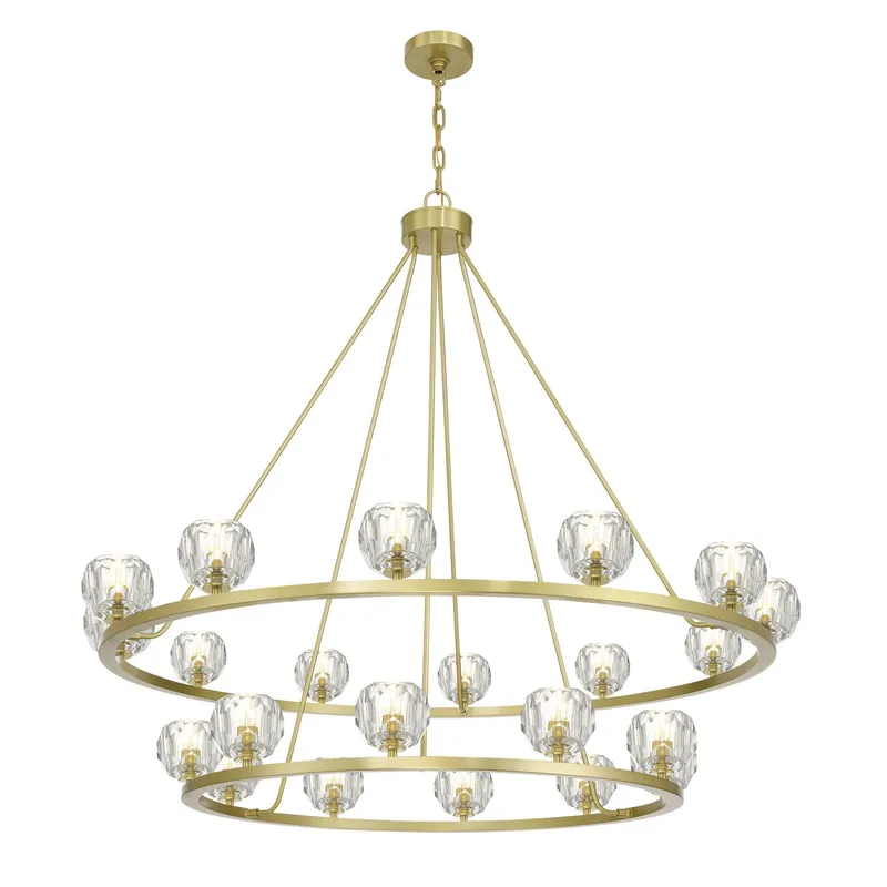 Aragon 48'' LED Chandelier — Crystorama Lighting LED Pendant Lights  3000K