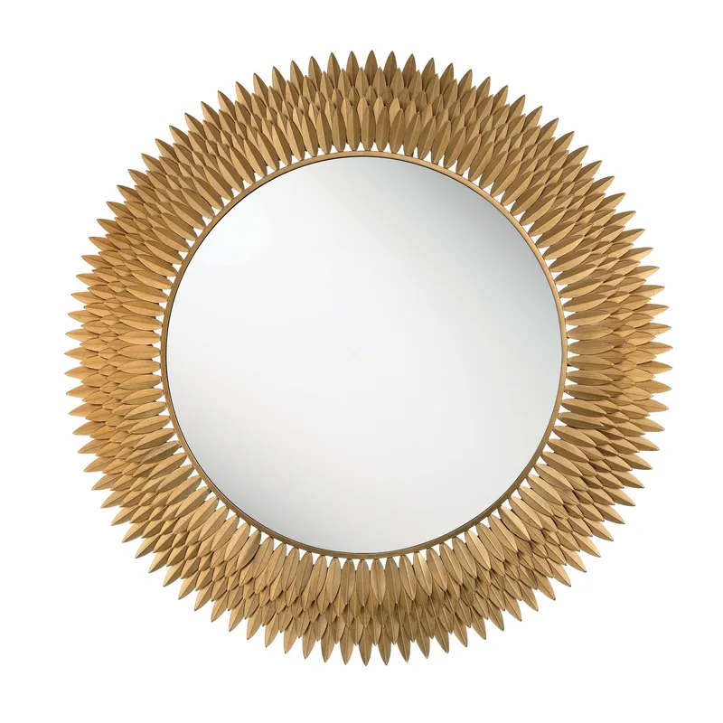 Broche 46.75'' Mirror — Crystorama Lighting LED Wall Lights  