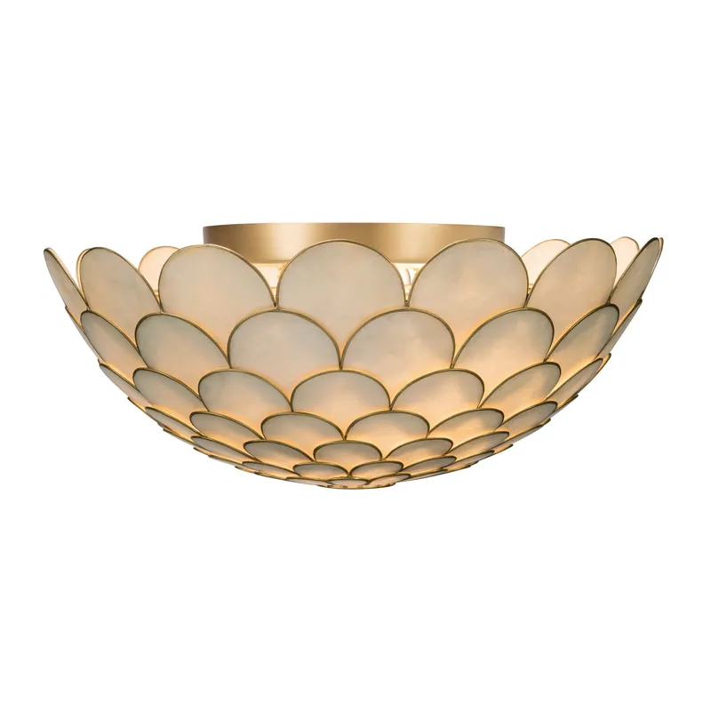 Darby 16'' LED Semi Flush Mount — Crystorama Lighting LED Ceiling Lights  
