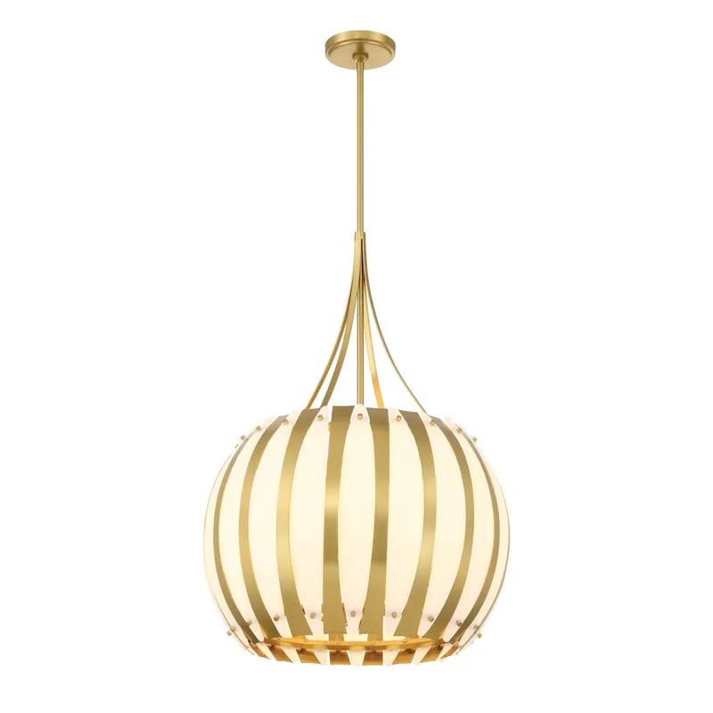 Daria 20.5'' Chandelier — Crystorama Lighting LED Pendant Lights  
