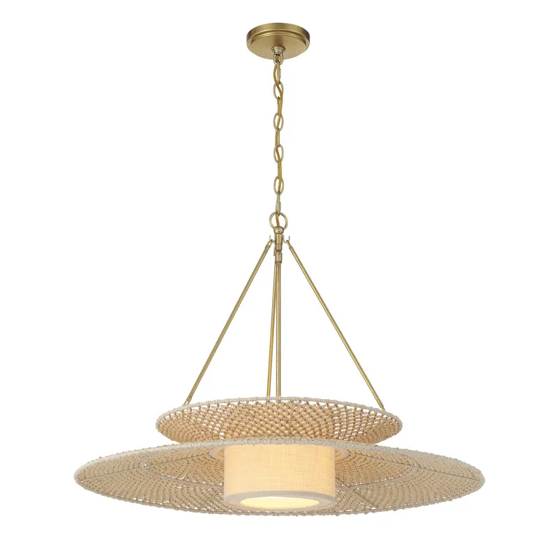 Janipher 29.5'' Chandelier — Crystorama Lighting LED Pendant Lights  