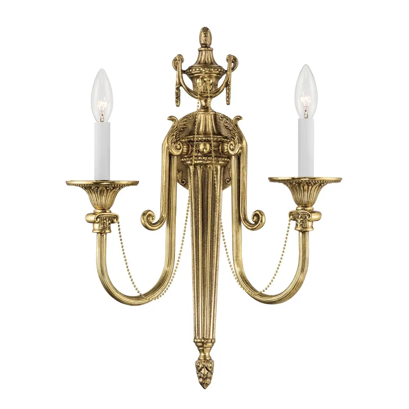 Langley 15'' Sconce — Crystorama Lighting LED Wall Lights  