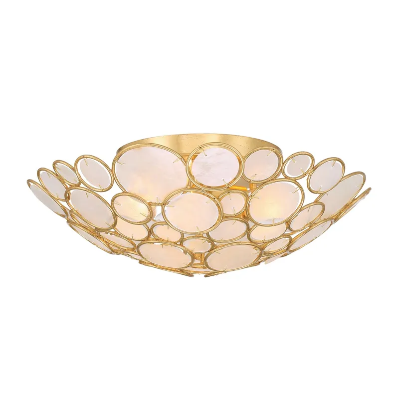 Palla 16'' Semi Flush Mount — Crystorama Lighting LED Ceiling Lights  