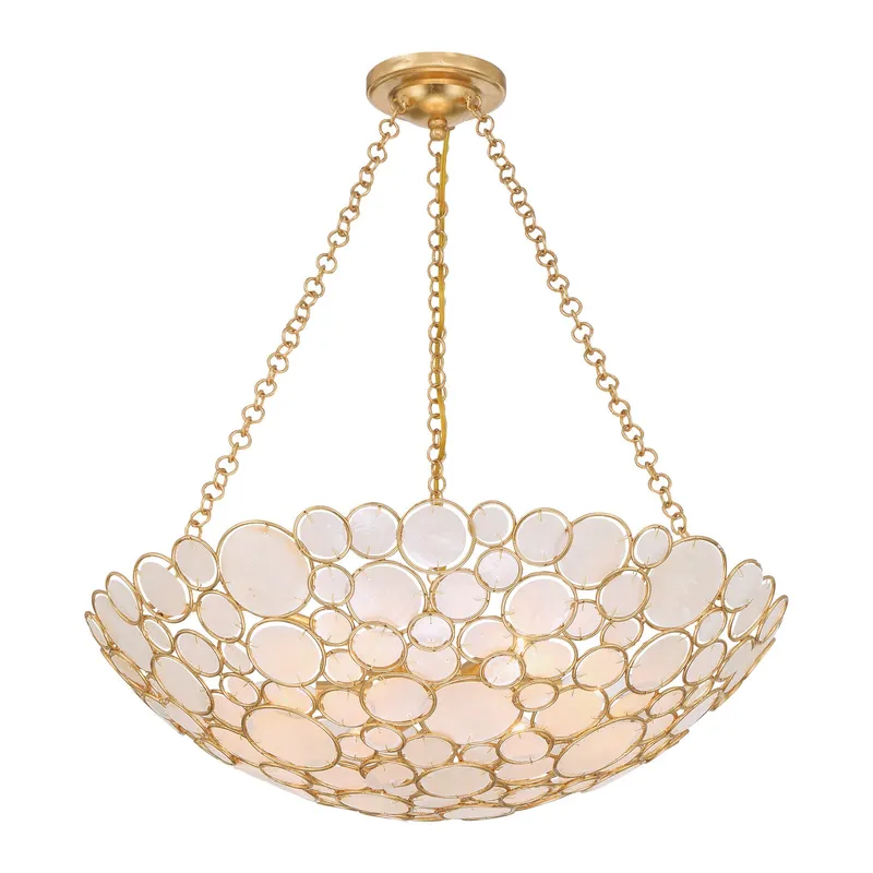 Palla 24.5'' Chandelier — Crystorama Lighting LED Pendant Lights  