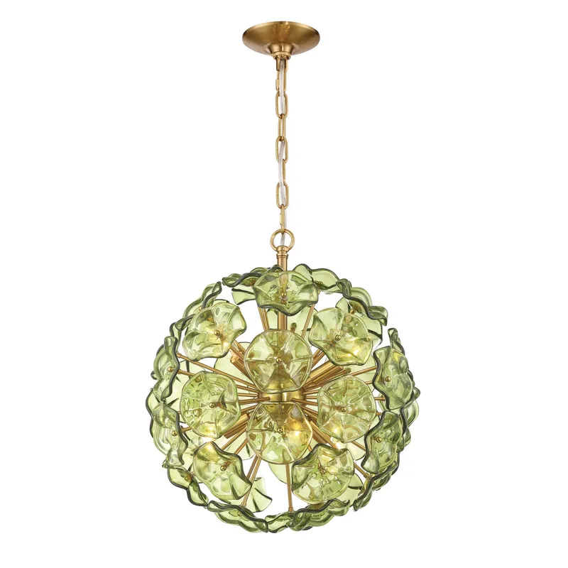 Esme 18.25'' Chandelier — Crystorama Lighting LED Pendant Lights  