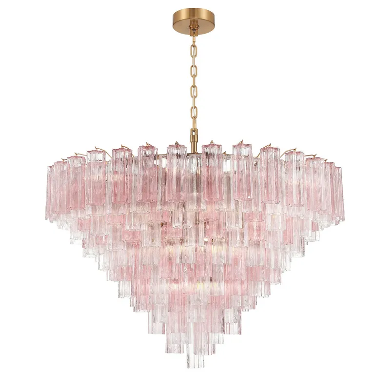 Addis 49'' Chandelier — Crystorama Lighting LED Pendant Lights  