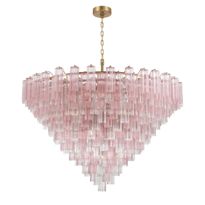 Addis 62'' Chandelier — Crystorama Lighting LED Pendant Lights  