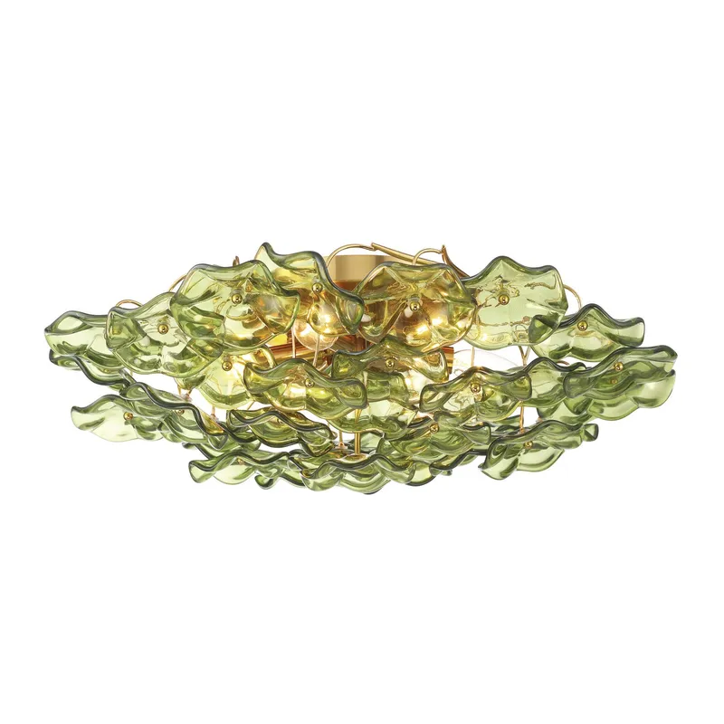 Esme 22.5'' Semi Flush Mount — Crystorama Lighting LED Ceiling Lights  