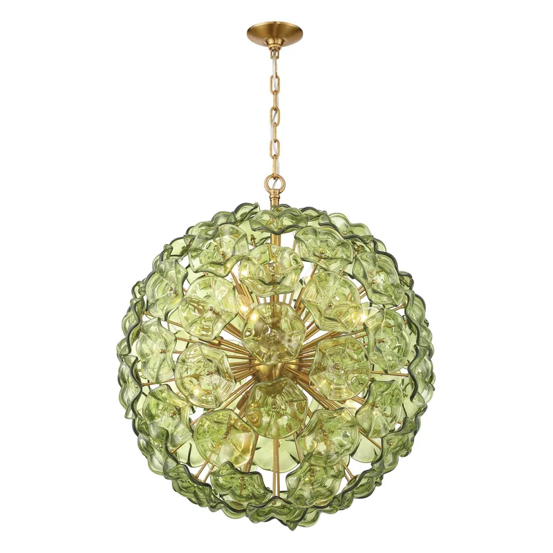 Esme 28'' Chandelier — Crystorama Lighting LED Pendant Lights  