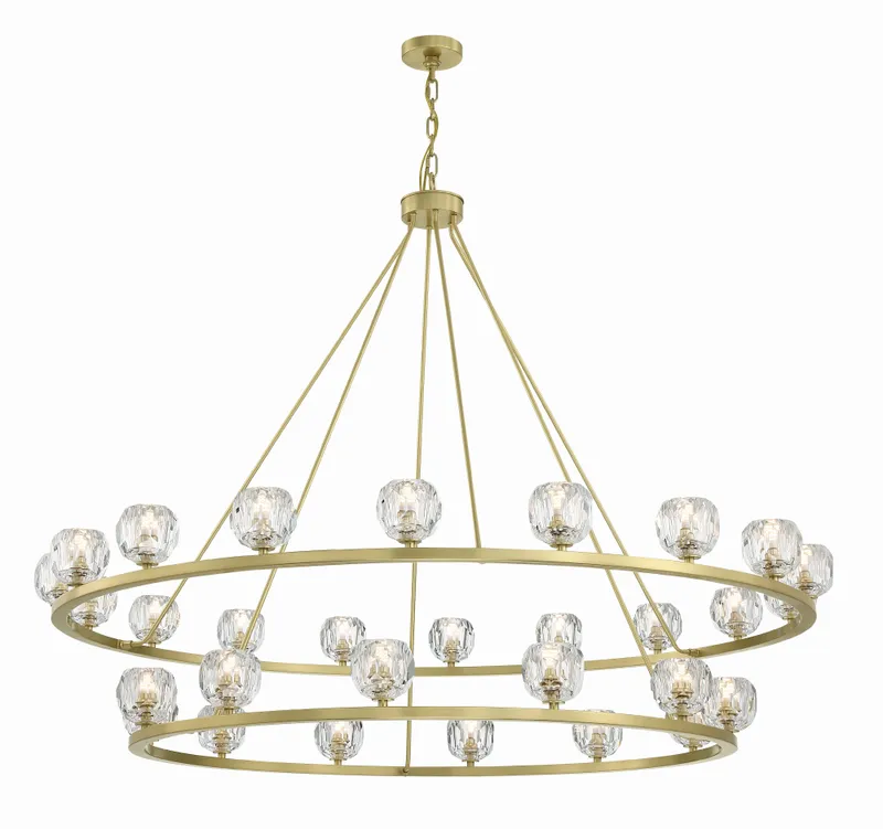 Aragon 60'' LED Chandelier — Crystorama Lighting LED Pendant Lights  3000K
