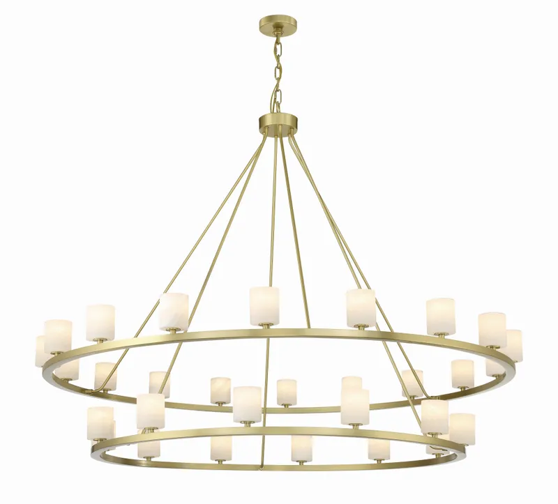 Aragon 58.75'' LED Chandelier — Crystorama Lighting LED Pendant Lights  3000K