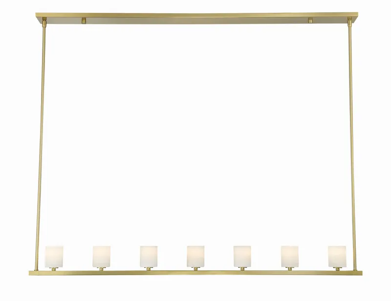 Aragon 56'' LED Linear Chandelier — Crystorama Lighting LED Linear Lights  3000K