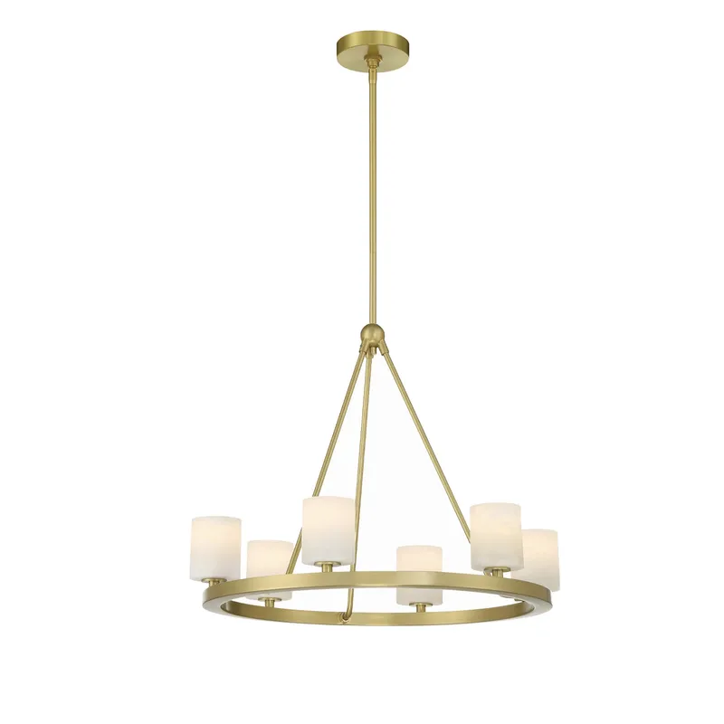 Aragon 22.75'' LED Chandelier — Crystorama Lighting LED Pendant Lights  3000K