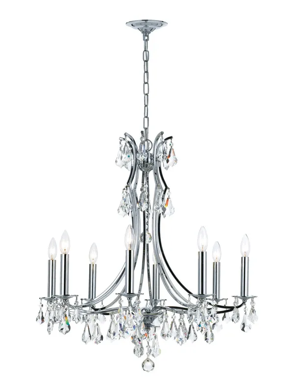 Cedar 28'' Chandelier — Crystorama Lighting LED Pendant Lights  