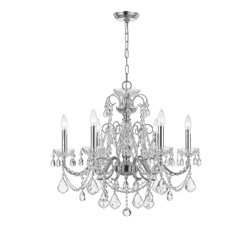 Imperial 26'' Chandelier — Crystorama Lighting LED Pendant Lights  