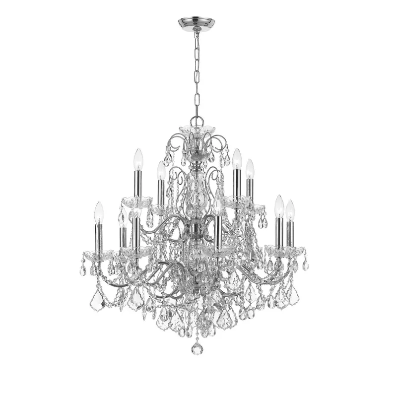 Imperial 29.5'' Chandelier — Crystorama Lighting LED Pendant Lights  