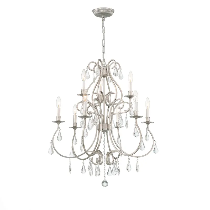 Ashton 25.5'' Chandelier — Crystorama Lighting LED Pendant Lights  