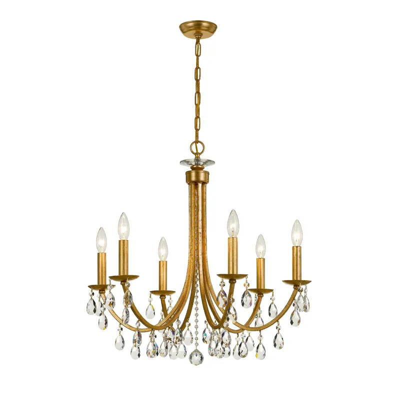 Bridgehampton 26'' Chandelier — Crystorama Lighting LED Pendant Lights  