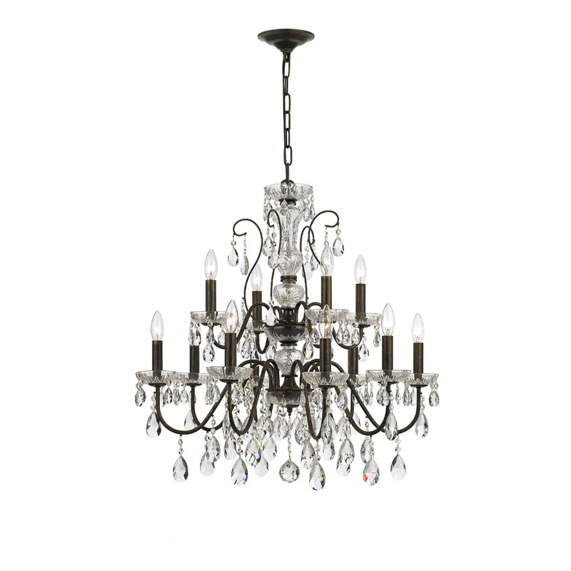 Butler 29'' Chandelier — Crystorama Lighting LED Pendant Lights  