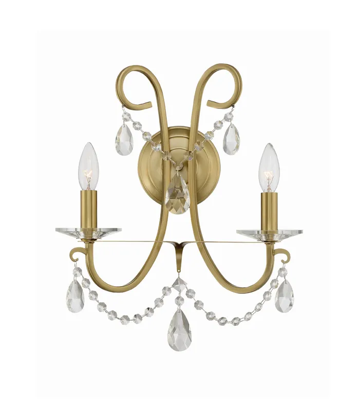 Othello 14'' Sconce — Crystorama Lighting LED Wall Lights  