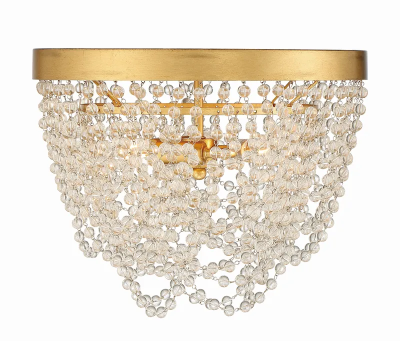 Fiona 13.75'' Flush Mount — Crystorama Lighting LED Ceiling Lights  
