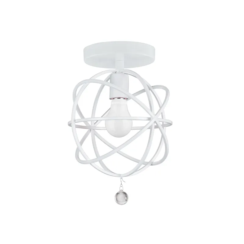 Solaris 9'' Semi Flush Mount — Crystorama Lighting LED Ceiling Lights  