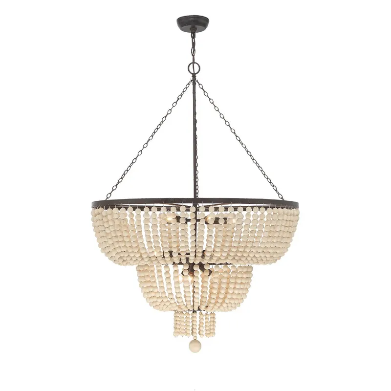 Rylee 32'' Chandelier — Crystorama Lighting LED Pendant Lights  