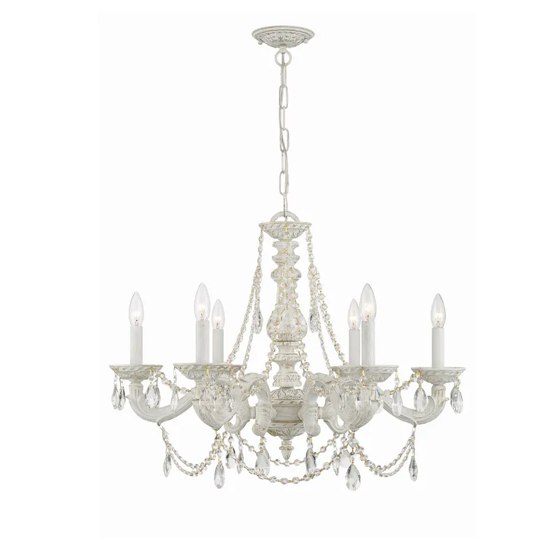 Paris Market 28'' Chandelier — Crystorama Lighting LED Pendant Lights  