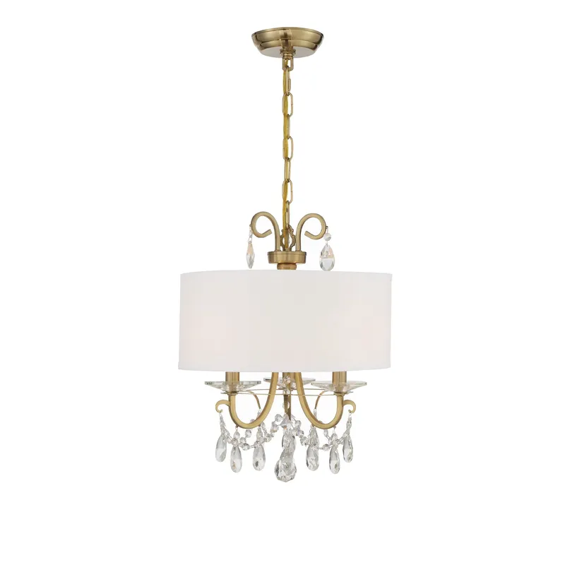 Othello 14'' Chandelier — Crystorama Lighting LED Pendant Lights  